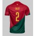 Portugal Diogo Dalot #2 Voetbalkleding Thuisshirt WK 2022 Korte Mouwen
